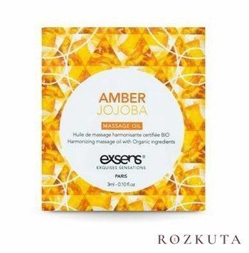 Пробник масажної олії EXSENS Amber Jojoba 3мл SO2384 фото