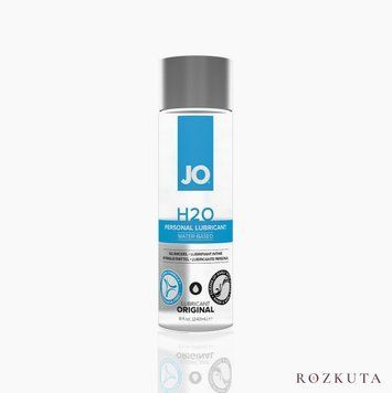 Змазка на водній основі JO H2O ORIGINAL (240 мл) оліїста і гладенька, рослинний гліцерин SO1678 фото