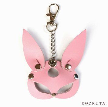 Брелок на карабіні для ключів Art of Sex Bunny, Рожевий SO8319 фото