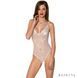Боді з ажурним декором та відкритим кроком Passion URSULA BODY XXL/XXXL, white SO5834 фото 1