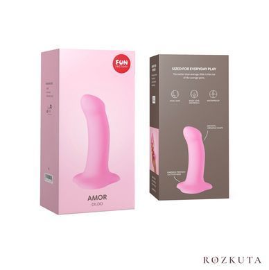 Фалоімітатор Fun Factory AMOR, рожевий, 14,6 см SX0984 фото