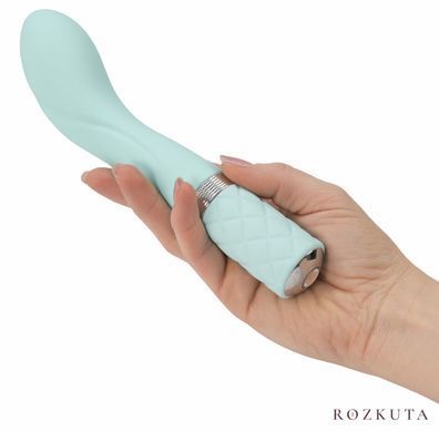 Розкішний вібратор Pillow Talk - Sassy Teal з кристалом Сваровські для точки G, подарункова упаковка SO2724 фото