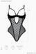 Еротичне боді Passion MARINA BODY, S/M, black, з відкритими чашками SO9718 фото 5