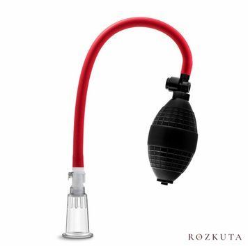 Вакуумна помпа для клітора Blush Temptasia &ndash; Beginner's Clitoral Pumping System, механічна, груша SO8839 фото