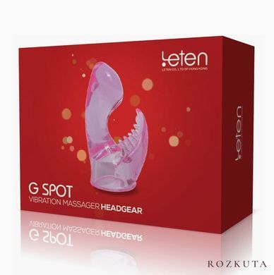 Насадка для вібромасажера Leten G SPOT HEADGEAR - 4 (42 x 100 мм) SO3604 фото