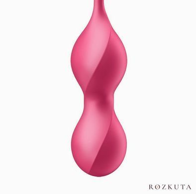 Вагінальні смарт-кульки Satisfyer Love Birds 2 Connect App, червоні, 86 г SX0571 фото