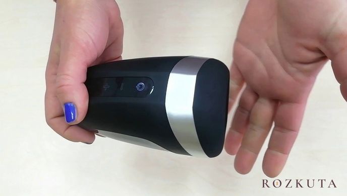 Мастурбатор Satisfyer Men Heat Vibration імітатор мінету, підігрів та вібрація, стимуляція головки SO2299 фото