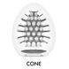 Мастурбатор-яйце Tenga Egg Cone, щільний TPE, пробник лубриканту 5 мл SO9801 фото 5