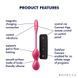 Вагінальні смарт-кульки Satisfyer Love Birds 2 Connect App, червоні, 86 г SX0571 фото 8