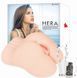 Мастурбатор Kokos Hera Hip Real 2WayPlus з функцією масажу та вібрацією SO2482 фото 14