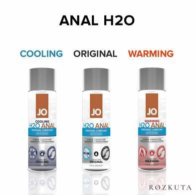 Анальна змазка JO ANAL H2O &mdash; COOLING (120 мл) охолоджувальна, на водній основі SO1695 фото