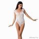 Бодістокінг Passion BS064 One Size, White, боді, закрите плече, відкритий доступ PBS064W фото 1