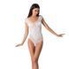 Бодістокінг Passion BS064 One Size, White, боді, закрите плече, відкритий доступ PBS064W фото 2