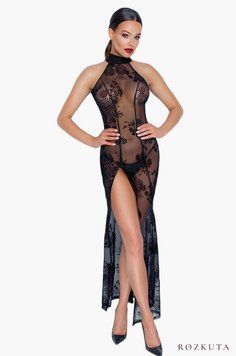 Довга сітчаста сукня Noir Handmade F239 Long tulle dress, XL SX0136 фото