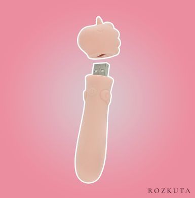 Вібратор-куля Unihorn USB Bullet Heart Throb, 10 режимів SX2866 фото