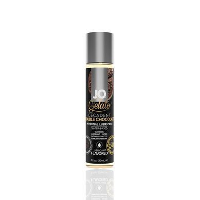 Змазка на водній основі JO GELATO Double Chocolate (30 мл) без цукру, парабенів та гліколю SO3504 фото