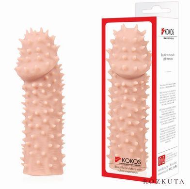 Насадка на член Kokos Extreme Sleeve ES.07 розмір M, потовщувальна, стимуляція точки G SO1817 фото