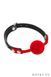 Класичний кляп з силіконовою кулькою Fetish Tentation Silicone Gag Ball SO3734 фото 1