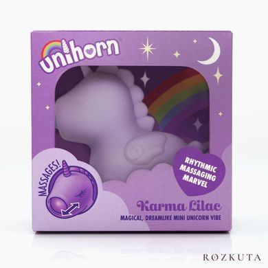 Вібратор-єдиноріжка Unihorn Karma Lilac SX2867 фото