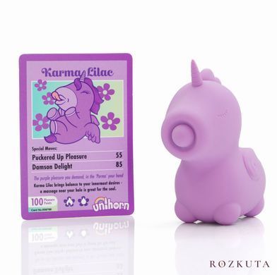 Вібратор-єдиноріжка Unihorn Karma Lilac SX2867 фото