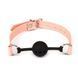 Повітропроникний кляп Liebe Seele Dark Candy Pink Ball Gag, силіконова кулька, діаметр 4,3 см SX1658 фото 2