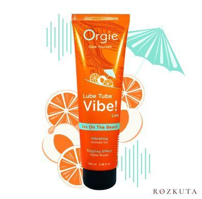 Вібролубрикант Orgie Lube Tube Vibe! Sex On The Beach 100 мл SX3134 фото