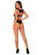 Мереживне боді Obsessive Donna Dream crotchless teddy XL/2XL Black, відкритий доступ SO8635 фото 13