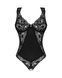 Мереживне боді Obsessive Donna Dream crotchless teddy XL/2XL Black, відкритий доступ SO8635 фото 5