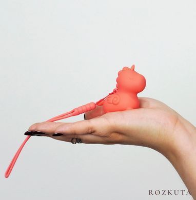 Вібратор-брелок Unihorn Mini Peachy Pony, 10 режимів SX2869 фото