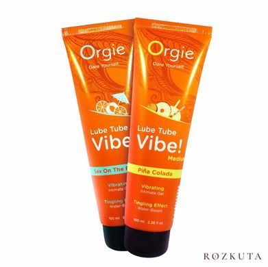 Вібролубрикант Orgie Lube Tube Vibe! Pina Colada, 100 мл SX3135 фото