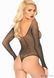 Сітчасте боді зі стразами Leg Avenue Crystalized fishnet bodysuit Black One Size SO9136 фото 5