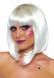 Перука, що світиться в темряві Leg Avenue Pearl short natural bob wig White, коротка, перлинна, 33 см SO7937 фото 3