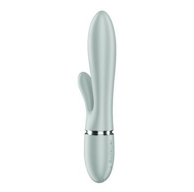 Вібратор-кролик Satisfyer Pearl Bunny 2, сіро-зелений SX3828 фото