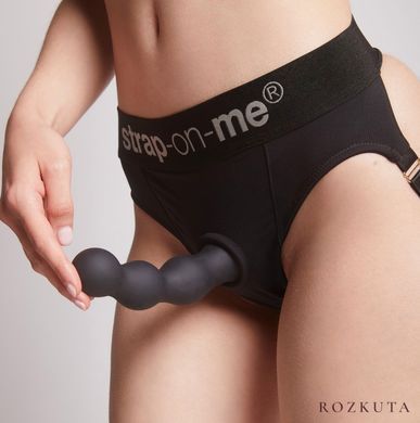 Насадка для страпона Strap-On-Me Dildo Plug Balls Black XL SO8996 фото