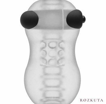 Мастурбатор з віброкулею Doc Johnson GoodHead &ndash; Vibrating Helping Head Pro &ndash; Frost SO6068 фото