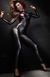 Комбінезон Noir Handmade F162 Powerwetlook overall with leash and two-way zipper, XXL, мокрий ефект SX0045 фото 8