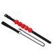 Нашийник з повідцем Liebe Seele Flower Rhythm - Black and Red Leather Flowers collar with Leash SX4838 фото 3