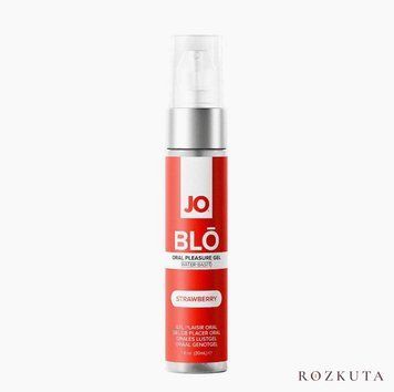 Гель для оральних пестощів JO - BLO - Strawberry 30 мл SX4600 фото