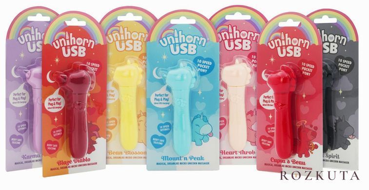 Вібратор Unihorn USB Bullet Wild Spirit, віброкуля, 10 режимів SX2874 фото