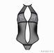 Сітчасте боді з мереживом на грудях Passion SATARA BODY S/M black SO8470 фото 6