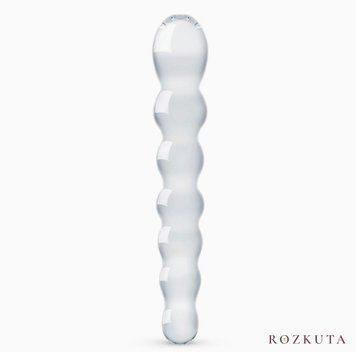 Скляний дилдо у вигляді намистин Gildo Glass Dildo No. 19 SO4419 фото