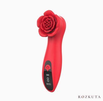 Вібратор Loviss Tona Rose Vibrator, у вигляді троянди, 9 режимів SX3993 фото