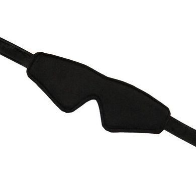 Маска на очі Liebe Seele Boudoir Amor Blindfold Black, щільне прилягання, оксамитовий фініш SX1666 фото