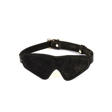 Маска на очі Liebe Seele Boudoir Amor Blindfold Black, щільне прилягання, оксамитовий фініш SX1666 фото