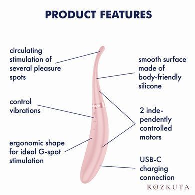 Вібратор Satisfyer Tip Tease Rose SX3834 фото