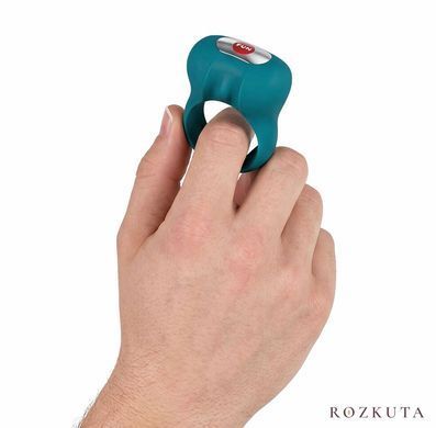 Ерекційне віброкільце Fun Factory Steady Bottle Green SX4233 фото