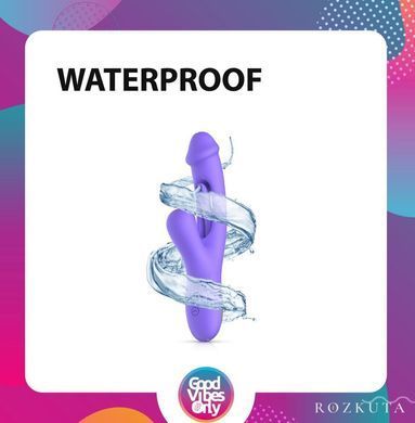 Вібратор-кролик Good Vibes Only - Tess Rabbit Vibrator with G-Spot Stimulator SX3065 фото