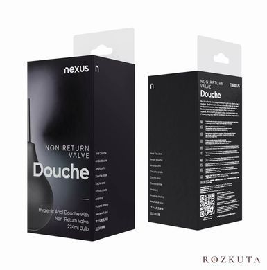 Спринцівка Nexus Anal Douche Black, об&rsquo;єм 224 мл NA001 фото