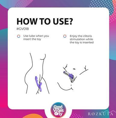 Вібратор-кролик Good Vibes Only - Tess Rabbit Vibrator with G-Spot Stimulator SX3065 фото