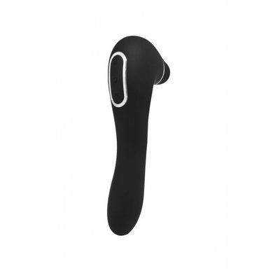 Вакуумний стимулятор Wooomy Smoooch Clitoral Suction & Vibration, чорний SO7410 фото